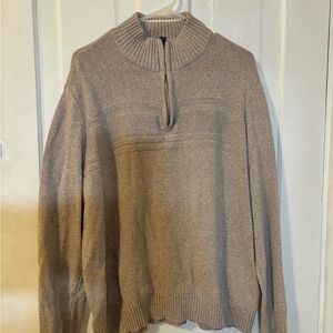 Dockers Tan Turtleneck Sweater Classic Knit